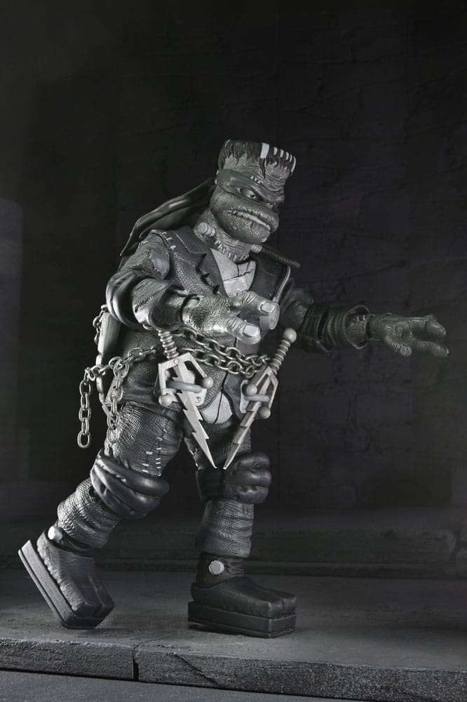 Universal Monsters x Teenage Mutant Ninja Turtles Actionfiguren 4er-Pack Turtles Black & White 18 cm Image 10