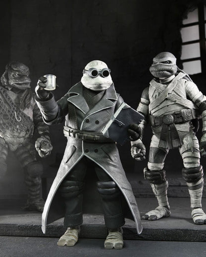 Universal Monsters x Teenage Mutant Ninja Turtles Actionfiguren 4er-Pack Turtles Black & White 18 cm Image 12