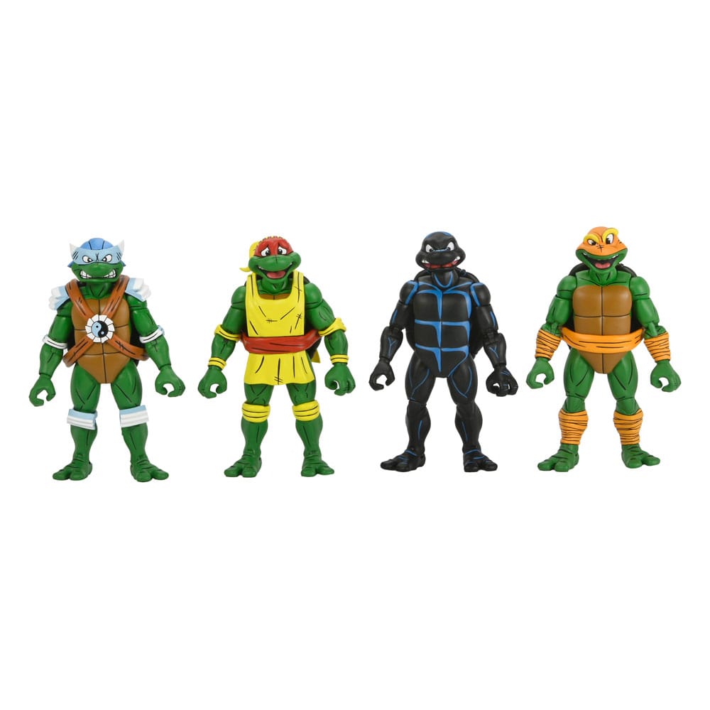 Teenage Mutant Ninja Turtles (Archie Comics) Actionfiguren 4er-Pack Stump Wrestling Turtles 18 cm Image 1
