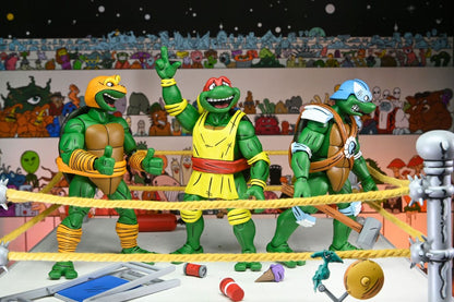 Teenage Mutant Ninja Turtles (Archie Comics) Actionfiguren 4er-Pack Stump Wrestling Turtles 18 cm Image 5