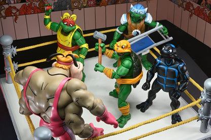 Teenage Mutant Ninja Turtles (Archie Comics) Actionfiguren 4er-Pack Stump Wrestling Turtles 18 cm Image 11