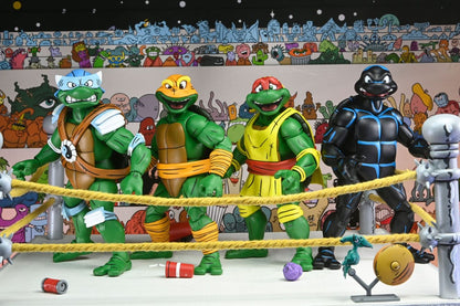 Teenage Mutant Ninja Turtles (Archie Comics) Actionfiguren 4er-Pack Stump Wrestling Turtles 18 cm Image 13