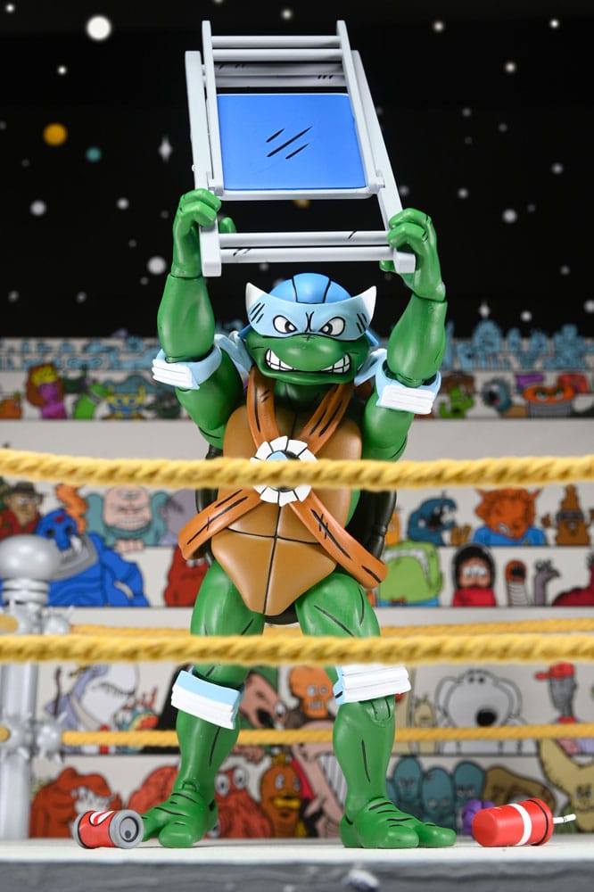 Teenage Mutant Ninja Turtles (Archie Comics) Actionfiguren 4er-Pack Stump Wrestling Turtles 18 cm Image 14