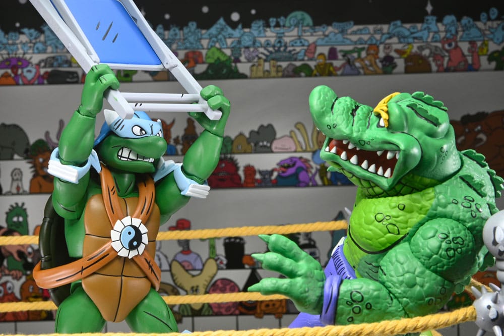 Teenage Mutant Ninja Turtles (Archie Comics) Actionfiguren 4er-Pack Stump Wrestling Turtles 18 cm Image 16