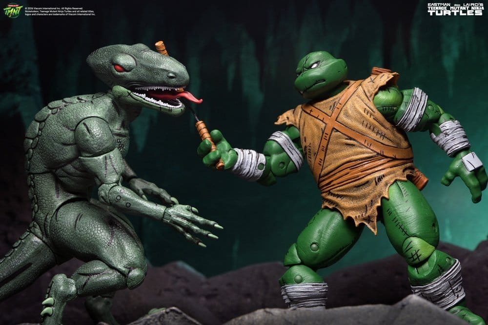 Teenage Mutant Ninja Turtles (Mirage Comics) Actionfiguren 2er-Pack Daimyo Orkai & Raptor 18 cm Image 3
