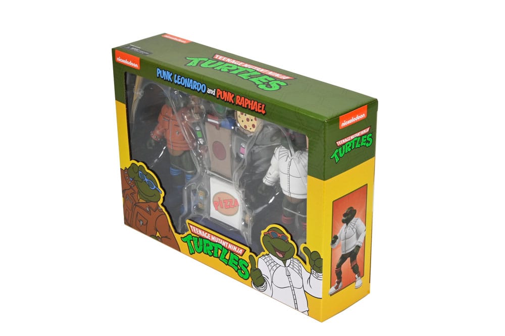 Teenage Mutant Ninja Turtles (Cartoon) Actionfigur Punk Leo and Punk Raph 2 Pack 18 cm Image 4