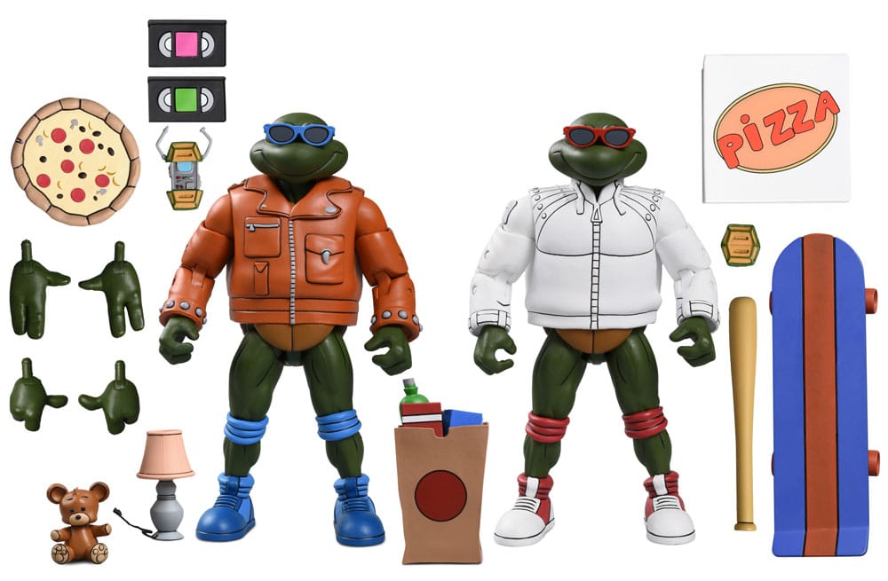 Teenage Mutant Ninja Turtles (Cartoon) Actionfigur Punk Leo and Punk Raph 2 Pack 18 cm Image 6