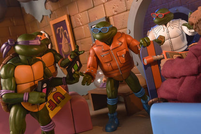 Teenage Mutant Ninja Turtles (Cartoon) Actionfigur Punk Leo and Punk Raph 2 Pack 18 cm Image 11