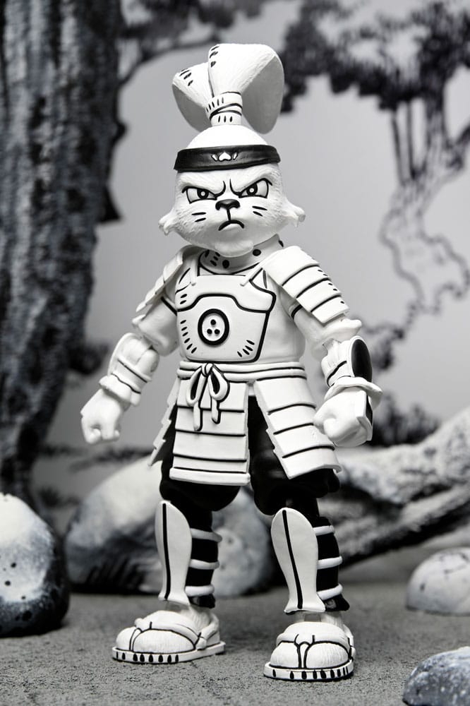 Usagi Yojimbo Actionfigur Samurai Usagi Yojimbo Black & White Figure 18 cm Image 1