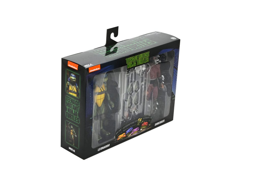 Teenage Mutant Ninja Turtles (1990 Movie) Actionfigur Roof Top Battle Shredder vs Leo 18 cm Image 2
