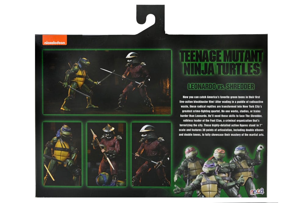 Teenage Mutant Ninja Turtles (1990 Movie) Actionfigur Roof Top Battle Shredder vs Leo 18 cm Image 5