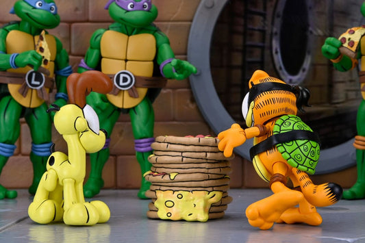 Teenage Mutant Ninja Turtles (Archie Comics) x Garfield 2er-Pack Actionfigur Ultimate Garfello & Odie 10 cm Image 2