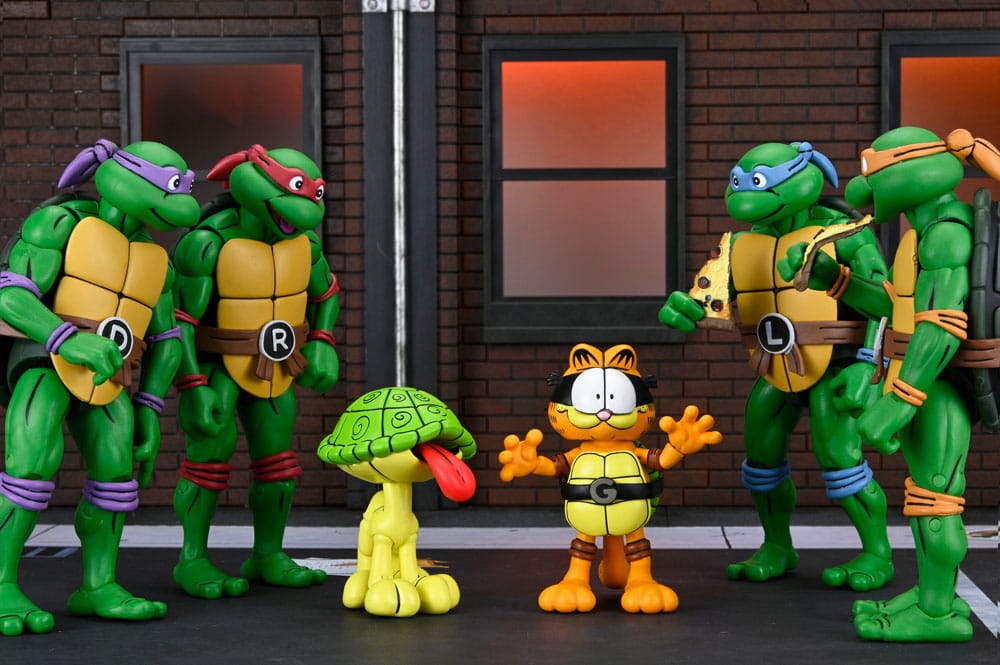 Teenage Mutant Ninja Turtles (Archie Comics) x Garfield 2er-Pack Actionfigur Ultimate Garfello & Odie 10 cm Image 6
