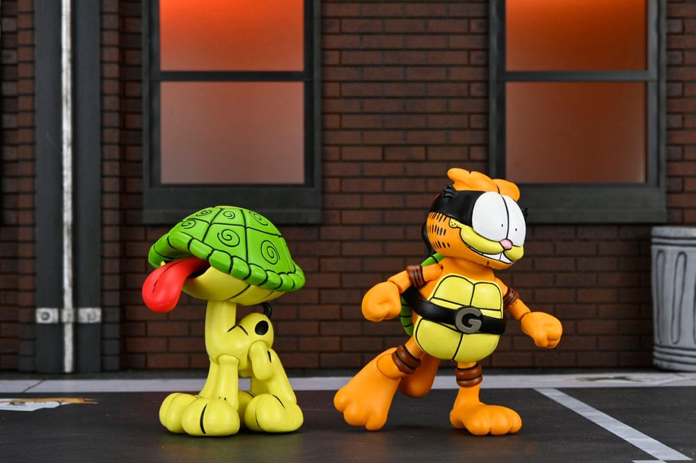 Teenage Mutant Ninja Turtles (Archie Comics) x Garfield 2er-Pack Actionfigur Ultimate Garfello & Odie 10 cm Image 7