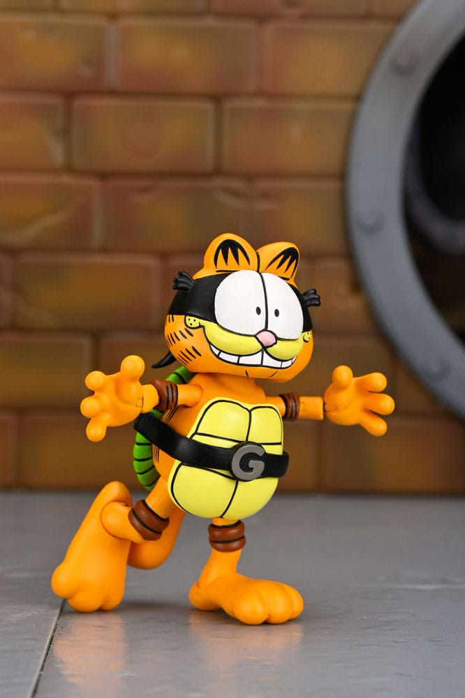 Teenage Mutant Ninja Turtles (Archie Comics) x Garfield 2er-Pack Actionfigur Ultimate Garfello & Odie 10 cm Image 8