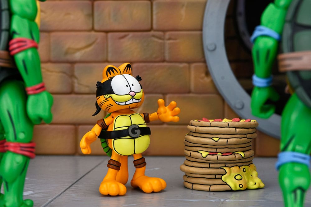 Teenage Mutant Ninja Turtles (Archie Comics) x Garfield 2er-Pack Actionfigur Ultimate Garfello & Odie 10 cm Image 9