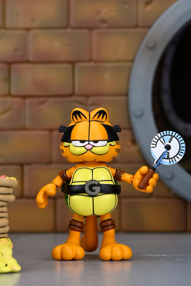 Teenage Mutant Ninja Turtles (Archie Comics) x Garfield 2er-Pack Actionfigur Ultimate Garfello & Odie 10 cm Image 10