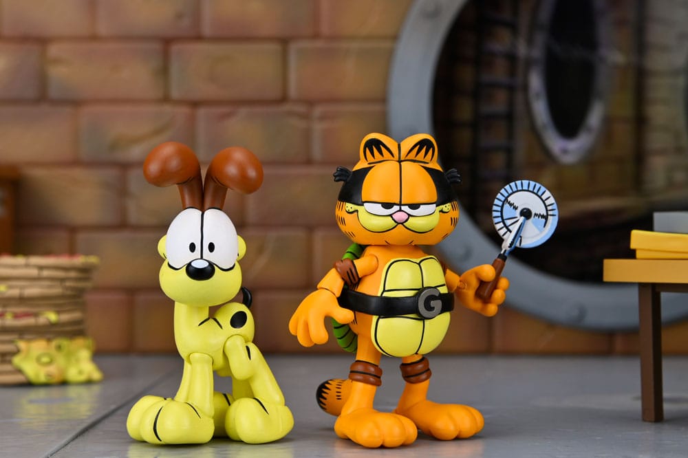 Teenage Mutant Ninja Turtles (Archie Comics) x Garfield 2er-Pack Actionfigur Ultimate Garfello & Odie 10 cm Image 11