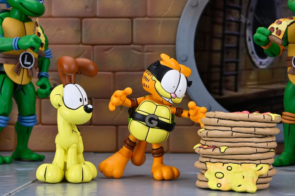 Teenage Mutant Ninja Turtles (Archie Comics) x Garfield 2er-Pack Actionfigur Ultimate Garfello & Odie 10 cm Image 13