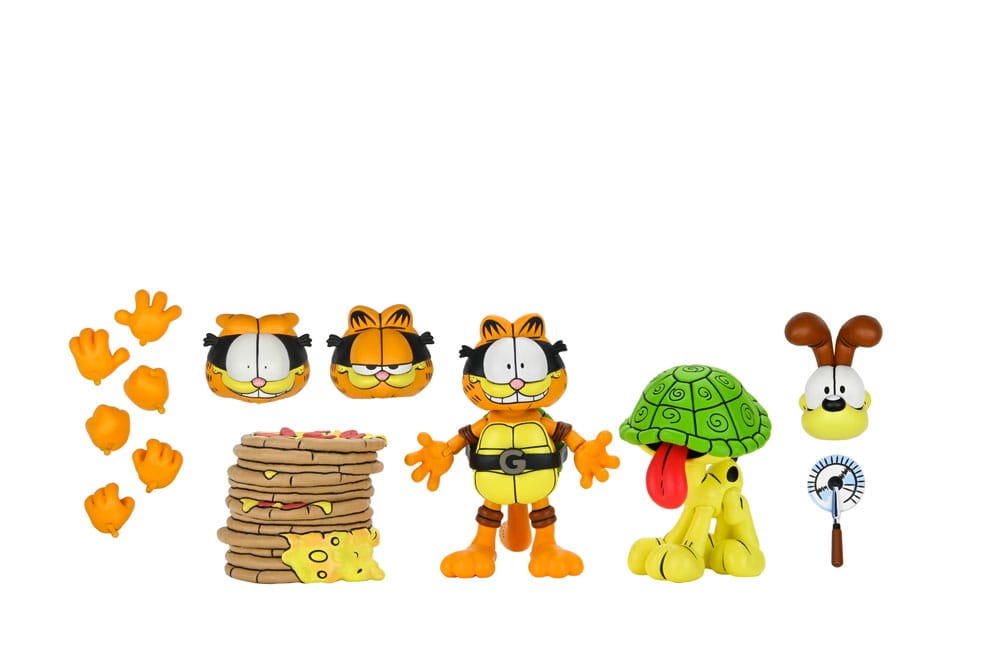 Teenage Mutant Ninja Turtles (Archie Comics) x Garfield 2er-Pack Actionfigur Ultimate Garfello & Odie 10 cm Image 14