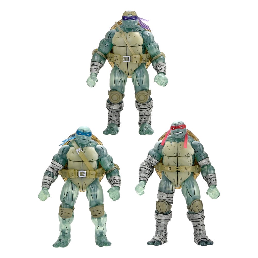 Teenage Mutant Ninja Turtles (The Last Ronin) Actionfiguren 3er-Pack Ghost Brothers 18 cm Image 1