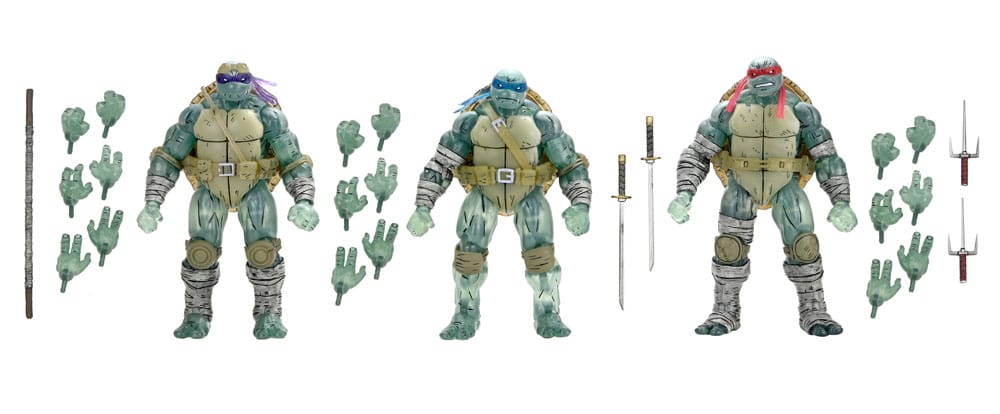 Teenage Mutant Ninja Turtles (The Last Ronin) Actionfiguren 3er-Pack Ghost Brothers 18 cm Image 2
