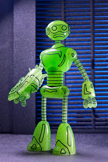 Teenage Mutant Ninja Turtles (Mirage Comics) Actionfigur Transmat Fugitoid GID 18 cm Image 7