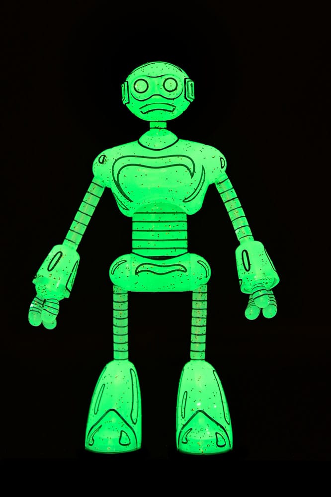 Teenage Mutant Ninja Turtles (Mirage Comics) Actionfigur Transmat Fugitoid GID 18 cm Image 9