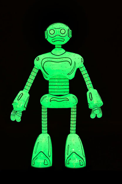 Teenage Mutant Ninja Turtles (Mirage Comics) Actionfigur Transmat Fugitoid GID 18 cm Image 9