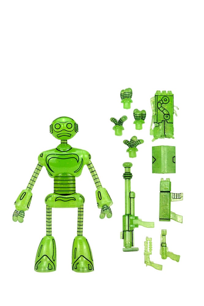 Teenage Mutant Ninja Turtles (Mirage Comics) Actionfigur Transmat Fugitoid GID 18 cm Image 18