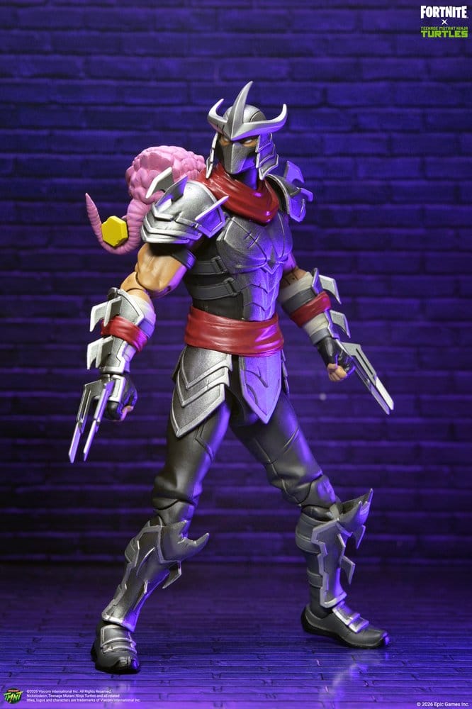 Teenage Mutant Ninja Turtles x Fortnite Actionfigur Shredder 18 cm Image 3