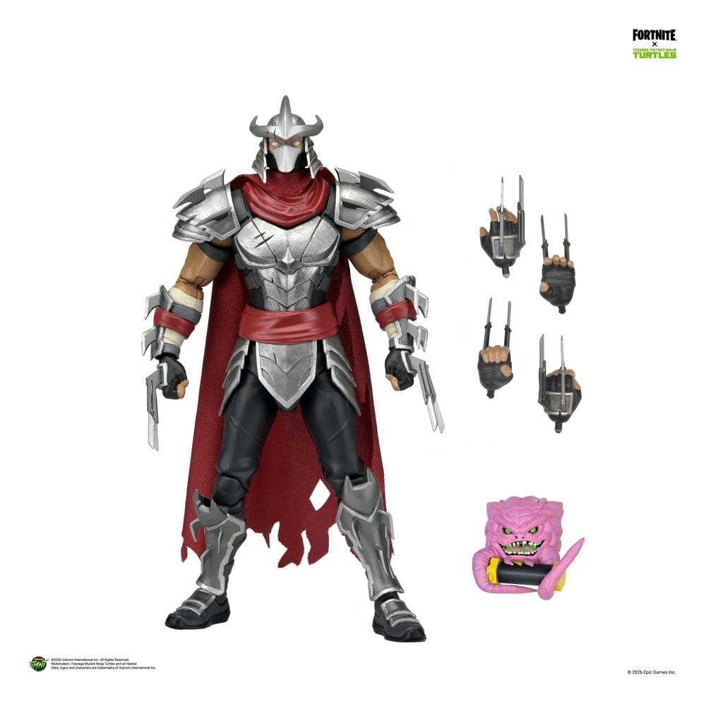 Teenage Mutant Ninja Turtles x Fortnite Actionfigur Shredder 18 cm Image 5