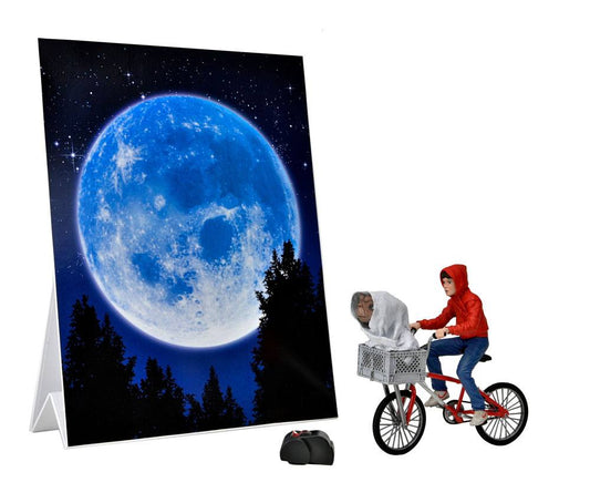 E.T. - Der Außerirdische Actionfigur Elliott & E.T. on Bicycle 13 cm Image 2