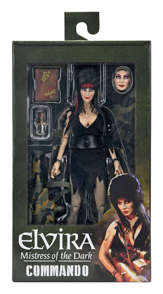 Elvira - Herrscherin der Dunkelheit Clothed Actionfigur Commando Elvira 20 cm Image 2
