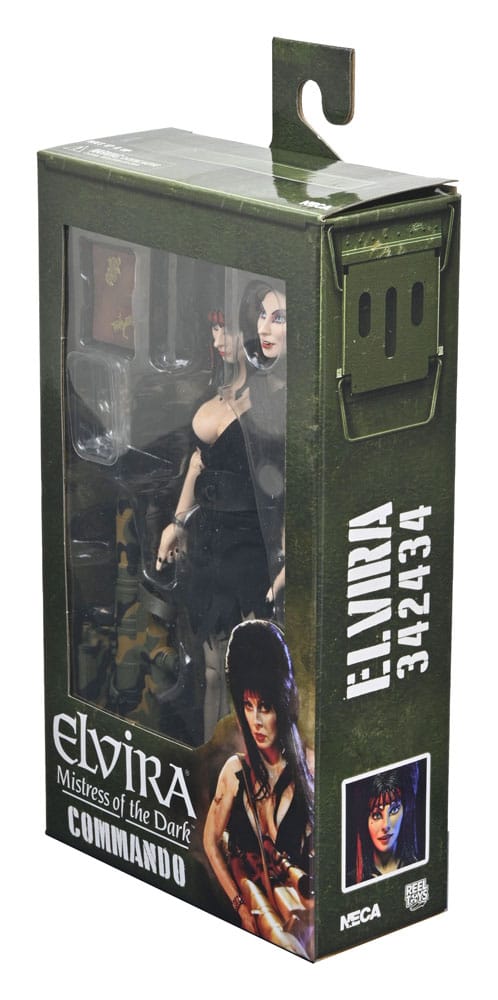Elvira - Herrscherin der Dunkelheit Clothed Actionfigur Commando Elvira 20 cm Image 5