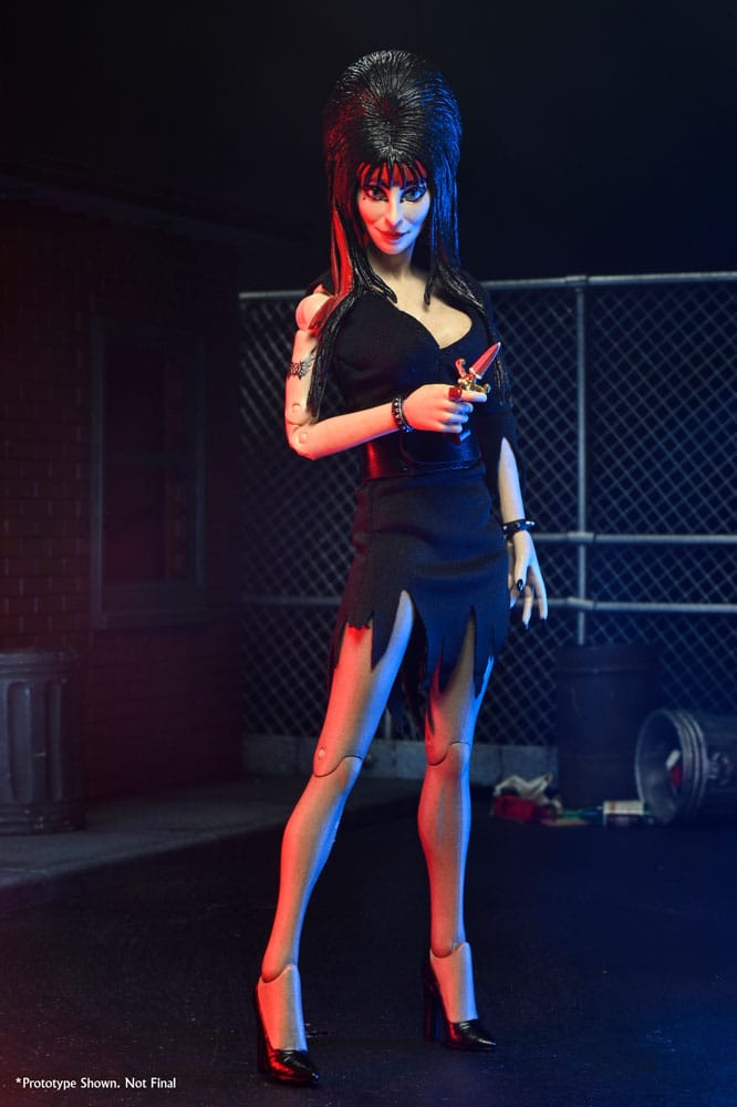 Elvira - Herrscherin der Dunkelheit Clothed Actionfigur Commando Elvira 20 cm Image 12