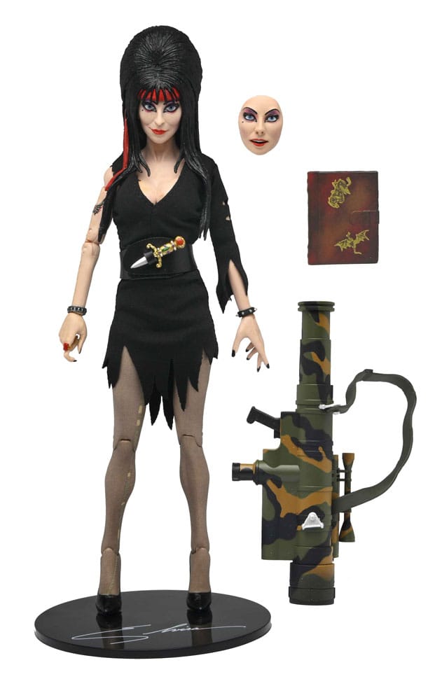 Elvira - Herrscherin der Dunkelheit Clothed Actionfigur Commando Elvira 20 cm Image 15