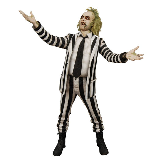 Beetlejuice 1988 Actionfigur 1/4 Striped Suit Beetlejuice 45 cm Image