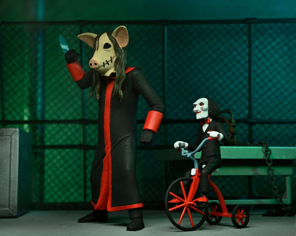 Saw Toony Terrors Actionfigur Jigsaw Killer with Billy and Tricycle Boxed Set 15 cm Image 8
