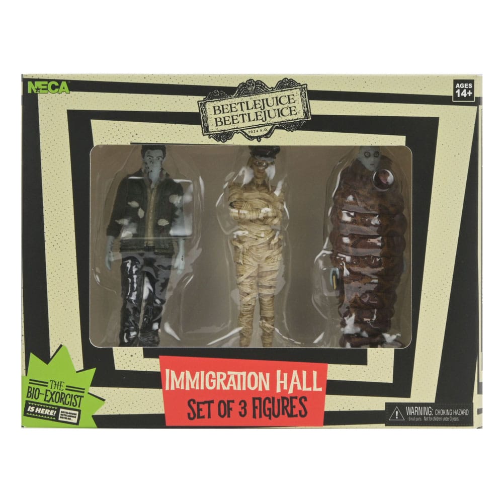 Beetlejuice Beetlejuice Figuren 3er-Pack Immigration Hall 1 10 cm Image 6