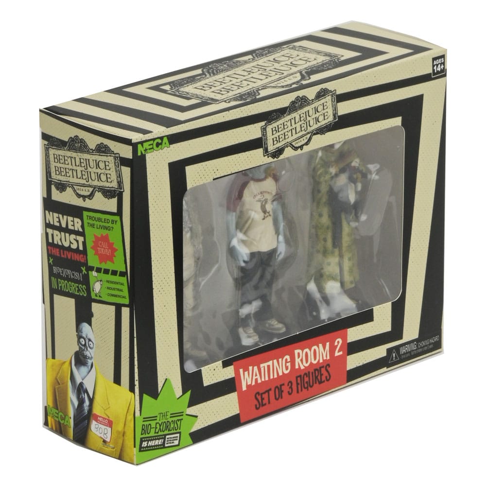 Beetlejuice Beetlejuice Figuren 3er-Pack Waiting Room 2 10 cm Image 2