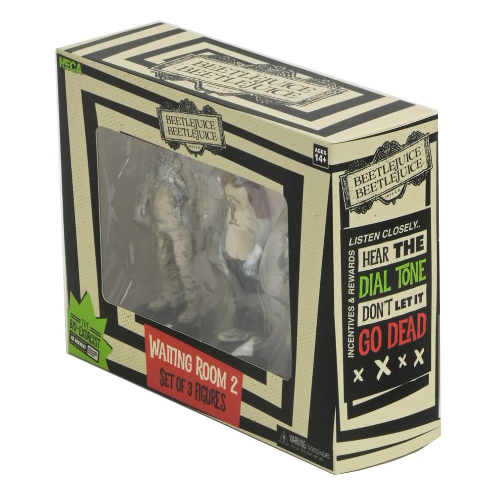 Beetlejuice Beetlejuice Figuren 3er-Pack Waiting Room 2 10 cm Image 3