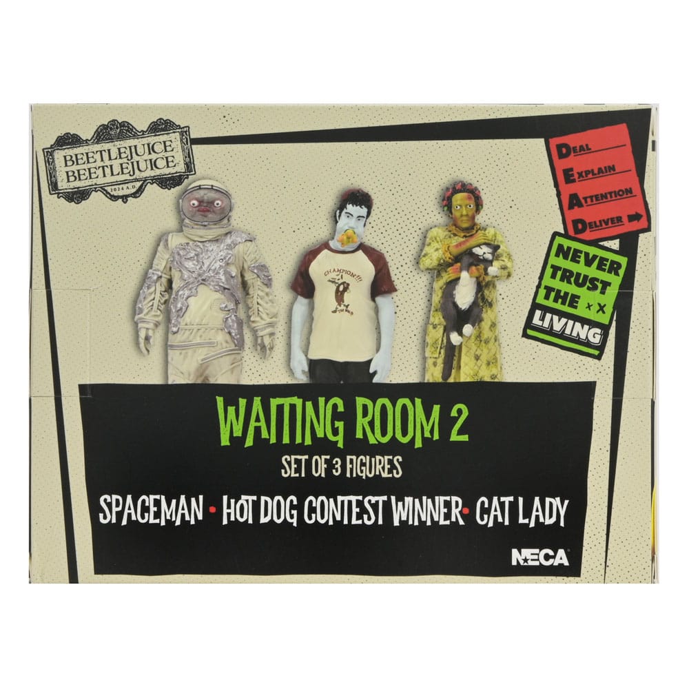 Beetlejuice Beetlejuice Figuren 3er-Pack Waiting Room 2 10 cm Image 4