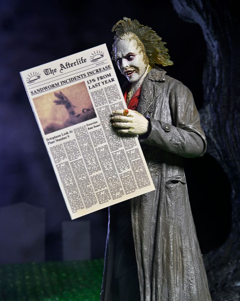 Beetlejuice 1988 Ultimate Actionfigur Beetlejuice: Tour Guide The Bio-Exorcist 18 cm Image 4