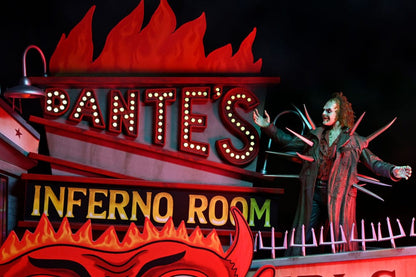 Beetlejuice (1988) Diorama Trenchcoat with Spikes Inferno Room Deluxe Set Image 5
