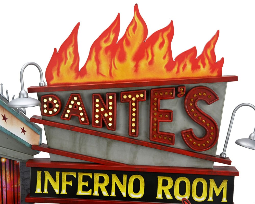 Beetlejuice (1988) Diorama Trenchcoat with Spikes Inferno Room Deluxe Set Image 10