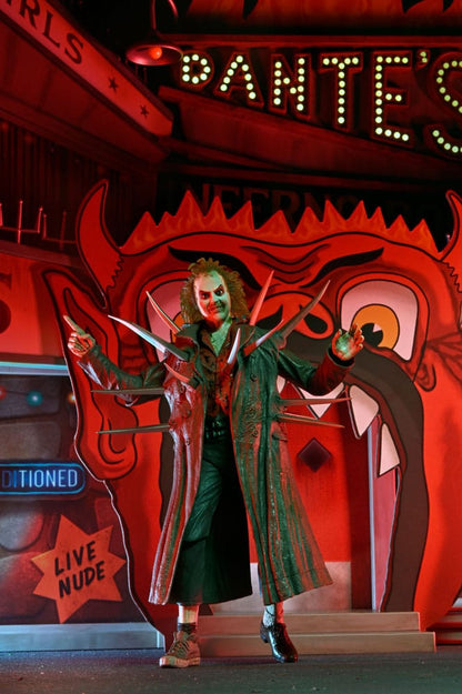 Beetlejuice (1988) Diorama Trenchcoat with Spikes Inferno Room Deluxe Set Image 15