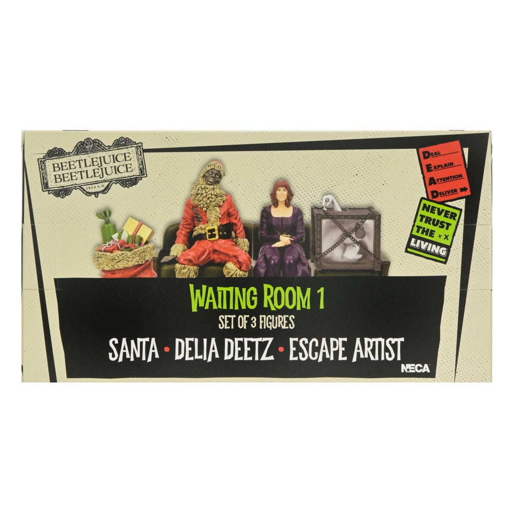 Beetlejuice Beetlejuice Figuren 3er-Pack Waiting Room 1 10 cm Image 3