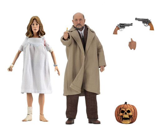 Halloween II Retro Actionfiguren Doppelpack Doctor Loomis & Laurie Strode 20 cm Image 1