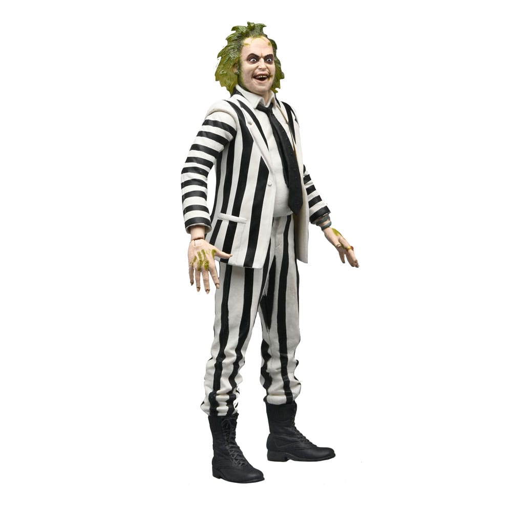 Beetlejuice 1988 Actionfigur Beetlejuice Black and White Striped Suit 18 cm Image 5